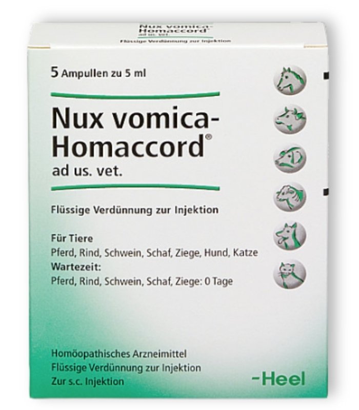Nux vomica homaccord ad us vet.