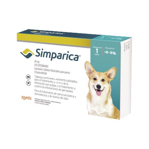 69146_Simparica_40_Mg_1627583703_0_500x500-1.jpg Simparica Simparica - Perros De 10 Hasta 20 Kg. - Image 1
